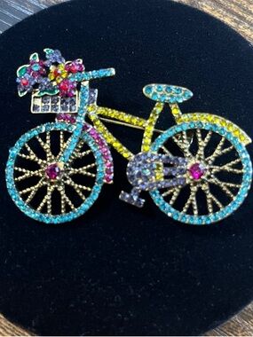 Bicycle Brooch